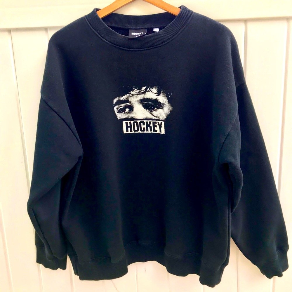 Hockey Skateboards, Unisex Large, Crew sweatshirt. Gently worn.